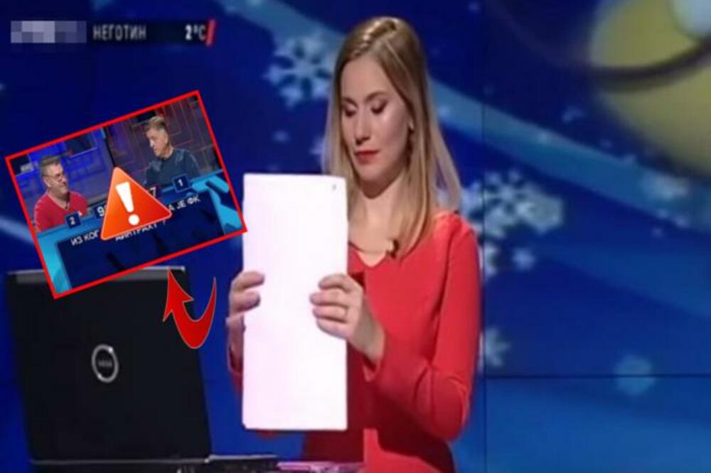 SLAGALICA MOMENTALNO PREKINUTA, KAMERE SE UGASILE, SVE SE DESILO ZBOG VODITELJKE! Da li je moguće da je ovo uradila