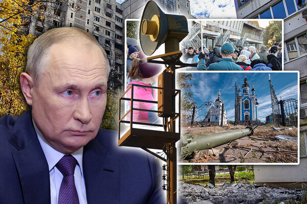 EVAKUISANO 15.000 LJUDI IZ HERSONA: Putin u inspekciji borbene obuke