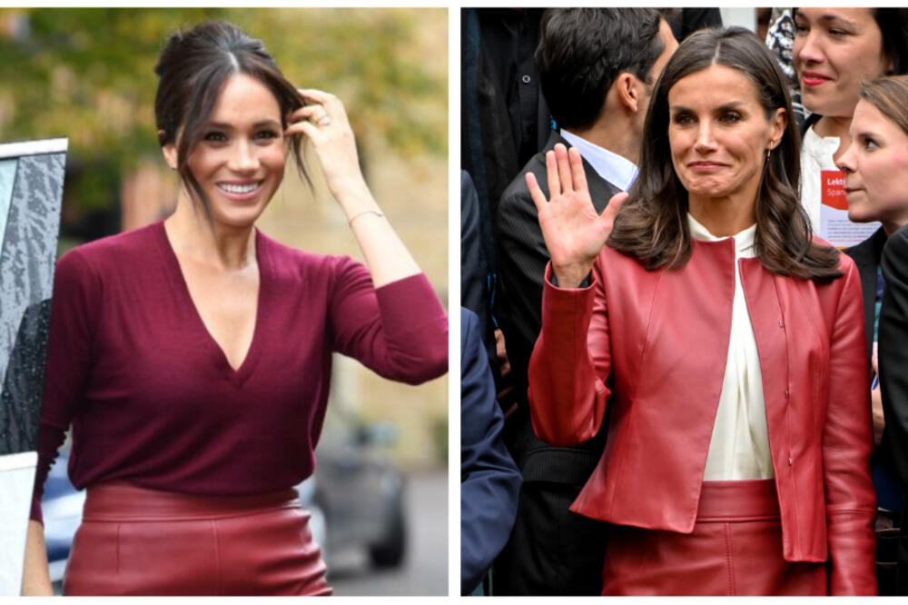 KRALJICA LETICIJA I MEGAN MARKL NOSILE ISTU SUKNJU: Iako su obe ZANOSNE LEPOTICE, jedna je ipak bila IZAZOVNIJA!