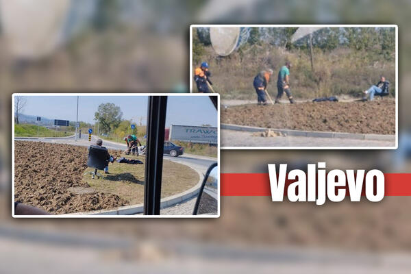 DIREKTOR IZ FOTELJE NADGLEDAO RADNIKE U VALJEVU! Građani pomislili da je fotomontaža, ISTINA JE SUROVA! (FOTO)