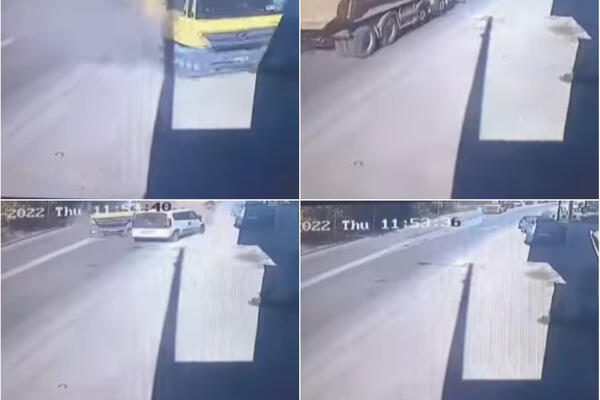 UZNEMIRUJUĆE, ULAZITE NA SOPSTVENU ODGOVORNOST: Kamion ZAMALO da pokosi SVE PRED SOBOM u blizini Lajkovca! JEZIVO!