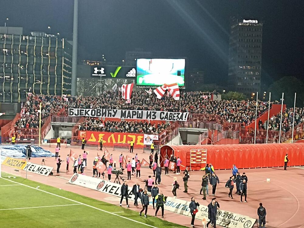 Transparent 'Delija' u Novom Sadu