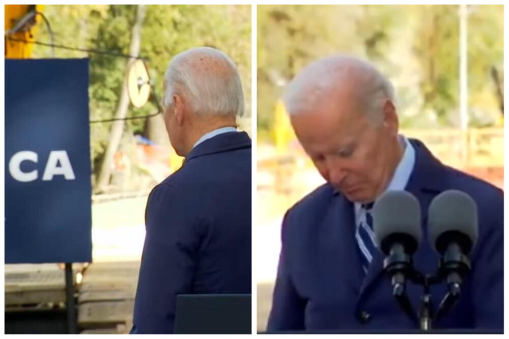 BAJDEN NE ZNA GDE ĆE, VRTEO SE U KRUG, MAHAO RUKAMA: A onda je uradio OVO! (VIDEO)