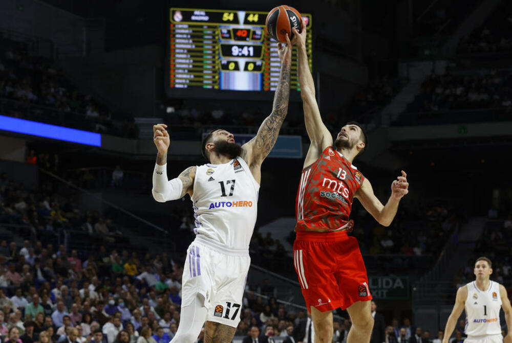 Detalj sa utakmice Reala i Crvene zvezde u Madridu