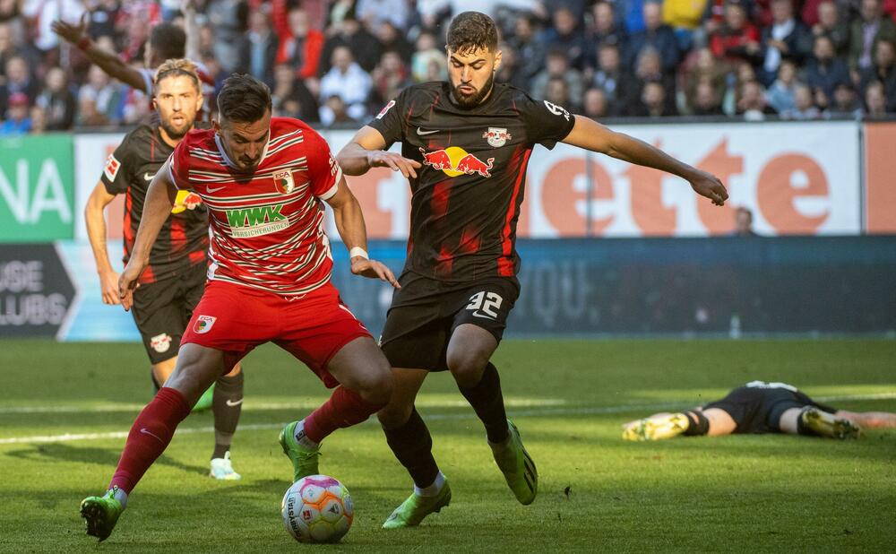 Detalj sa utakmice Augzburga i Lapciga