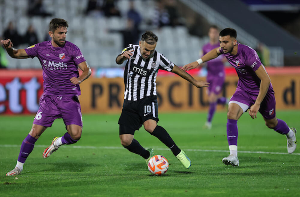 Detalj sa utakmice Partizana i Javora