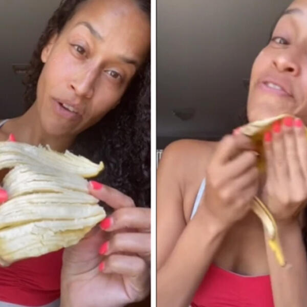 UTRLJALA JE KORU OD BANANE PO LICU: Pogledajte efekat, ovo je NEVEROVATNO! (VIDEO)