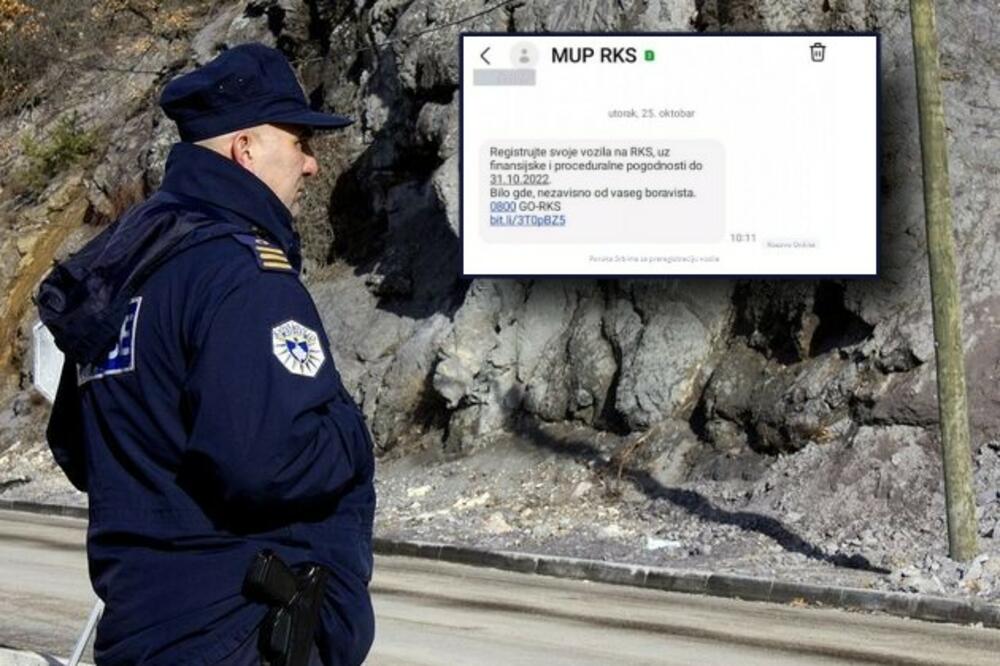 SRBI NA KOSOVU DOBIJAJU OVAKVE PORUKE OD JUTROS: MUP RKS krenuo u akciju (FOTO)