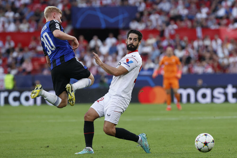 Detalj sa utakmice Sevilje i Kopenhagena