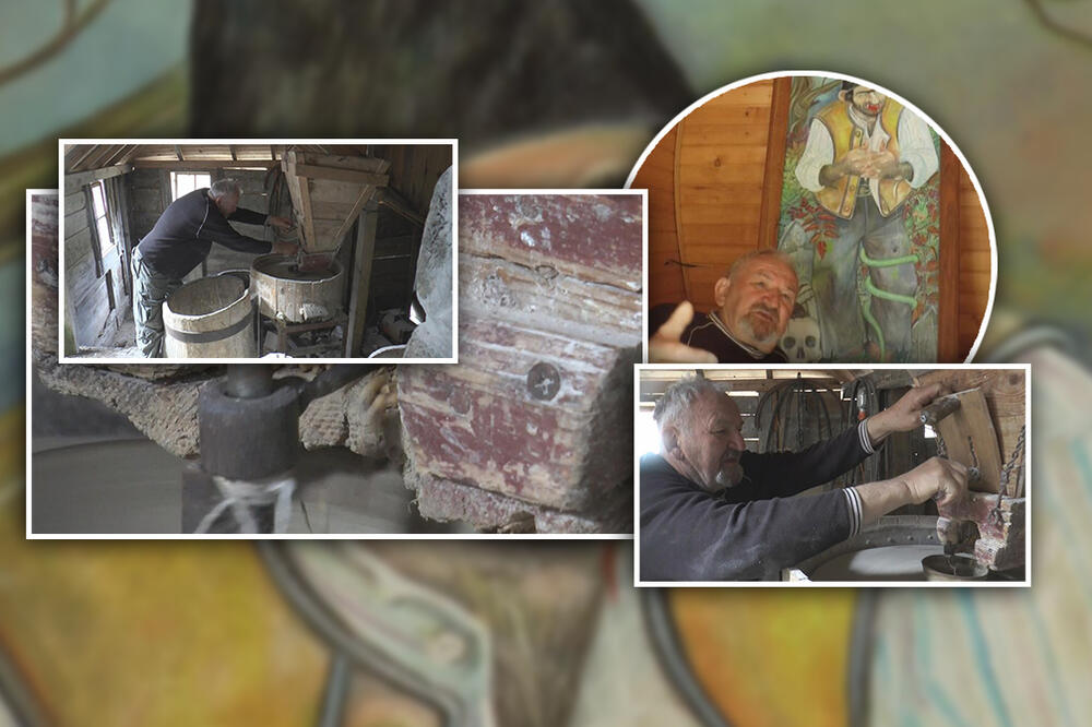 OVU VODENICU JOŠ UVEK ČUVA SAVA SAVANOVIĆ: Skule spava pored njegove slike, u MRKLOM mraku i uz HUK POTOKA! (FOTO)