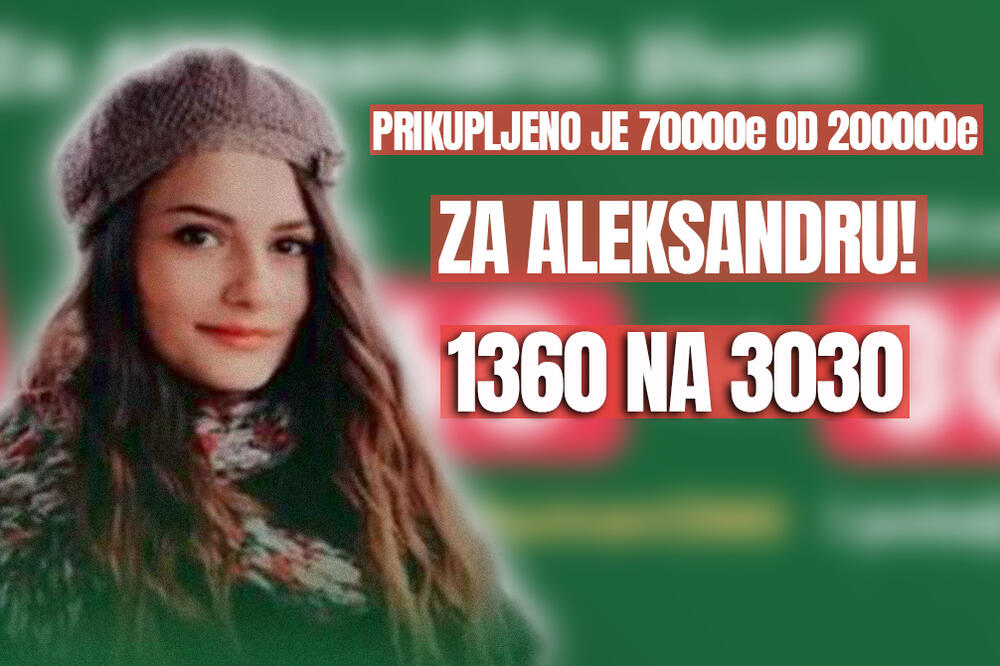 POMOZIMO ALEKSANDRI (27) DA POBEDI ZLOĆUDNI KARCINOM NA MOZGU: Hitno potreban NOVAC za LEČENJE!