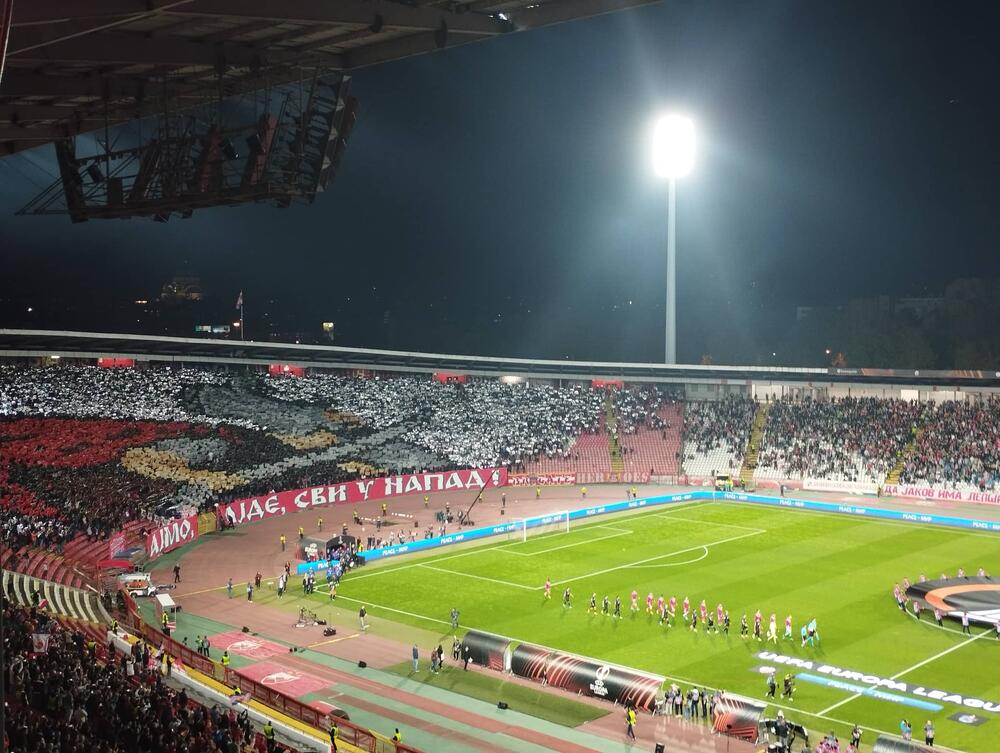 Delije, Koreografija, FK Crvena zvezda