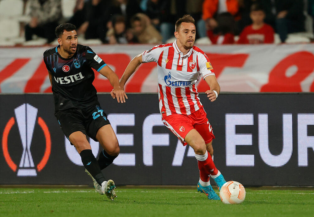 Detalj sa utakmice Crvene zvezde i Trabzona