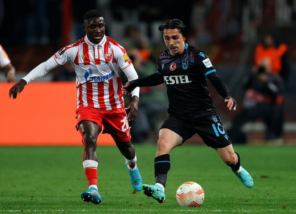 Detalj sa utakmice Crvene zvezde i Trabzona