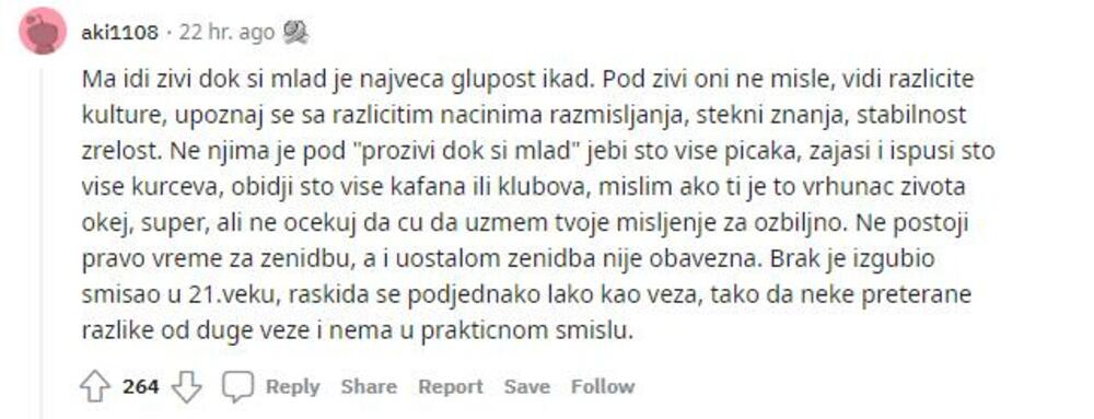 Komentari o ženidbi