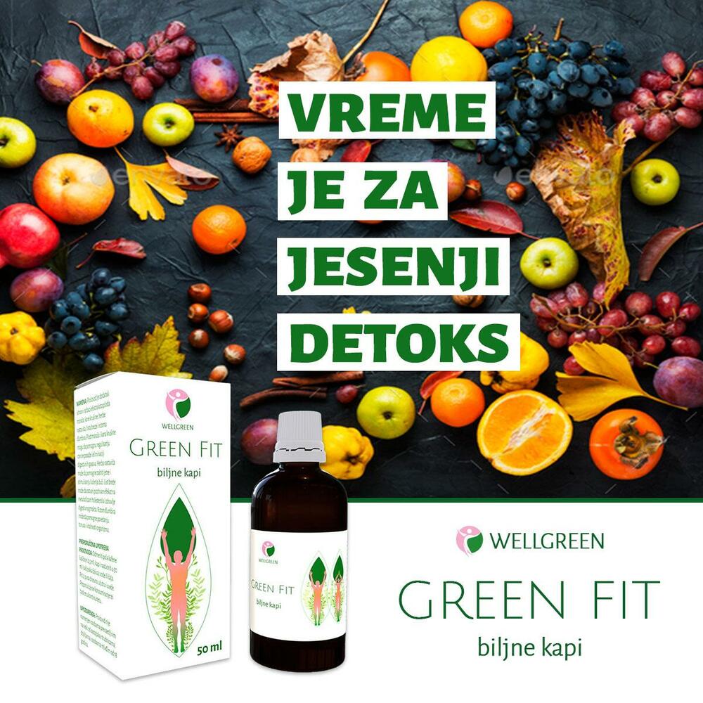 Green Fit biljne kapi