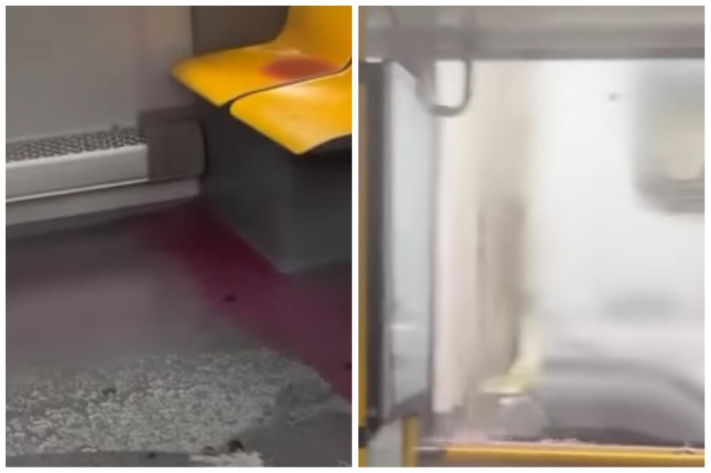 VRELA LJUBIČASTA TEČNOST SLIVALA SE PO PUTNICIMA NA LINIJI 85! Bežali glavom bez obzira, NIKO ne zna šta je! VIDEO