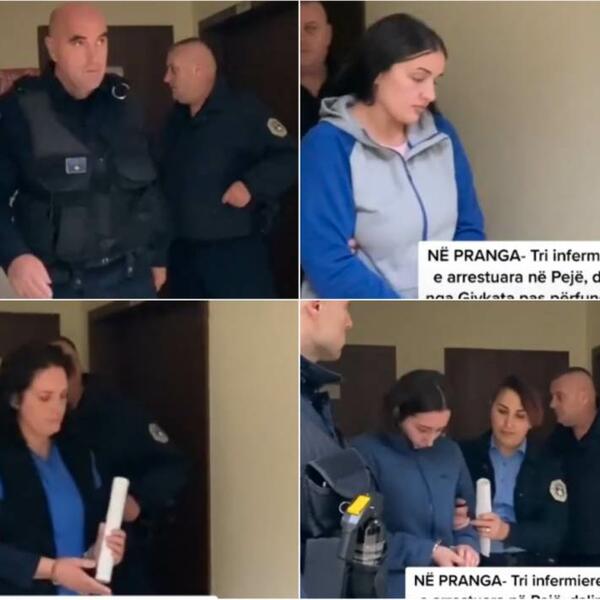 TRENUTAK HAPŠENJA MEDICINSKIH SESTARA IZ PEĆI: Iživljavale se na baki u staračkom domu, sada GLEDAJU U POD! (VIDEO)