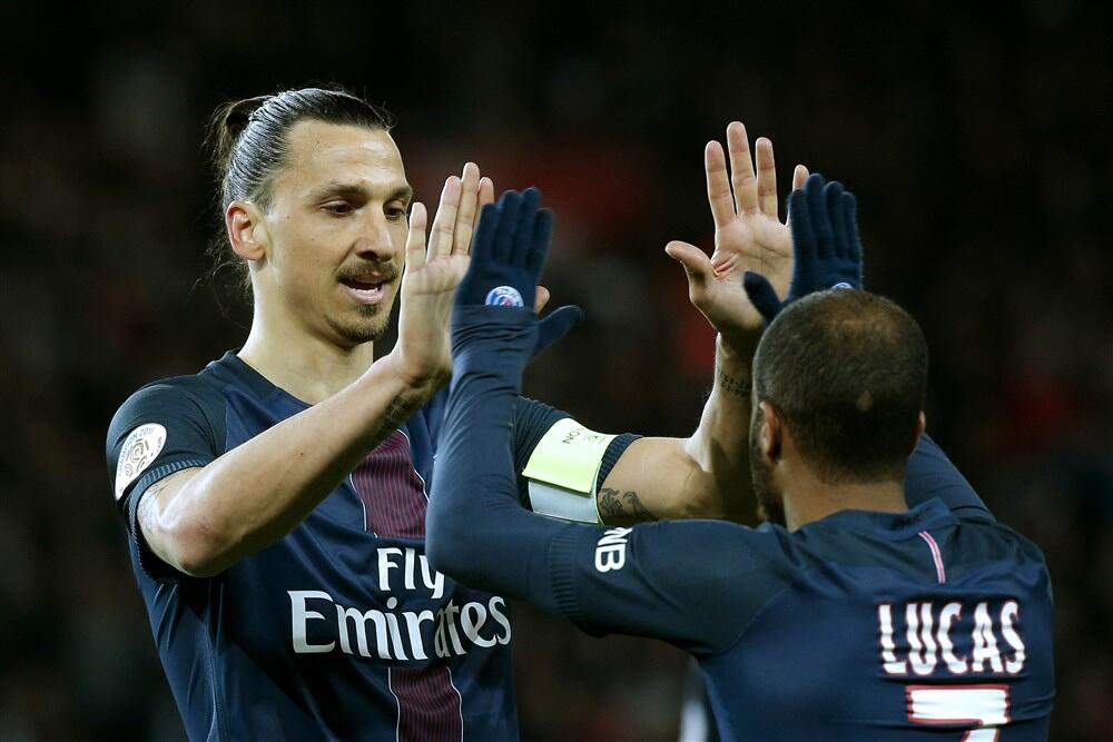 Zlatan Ibrahimović, Lukas Moura