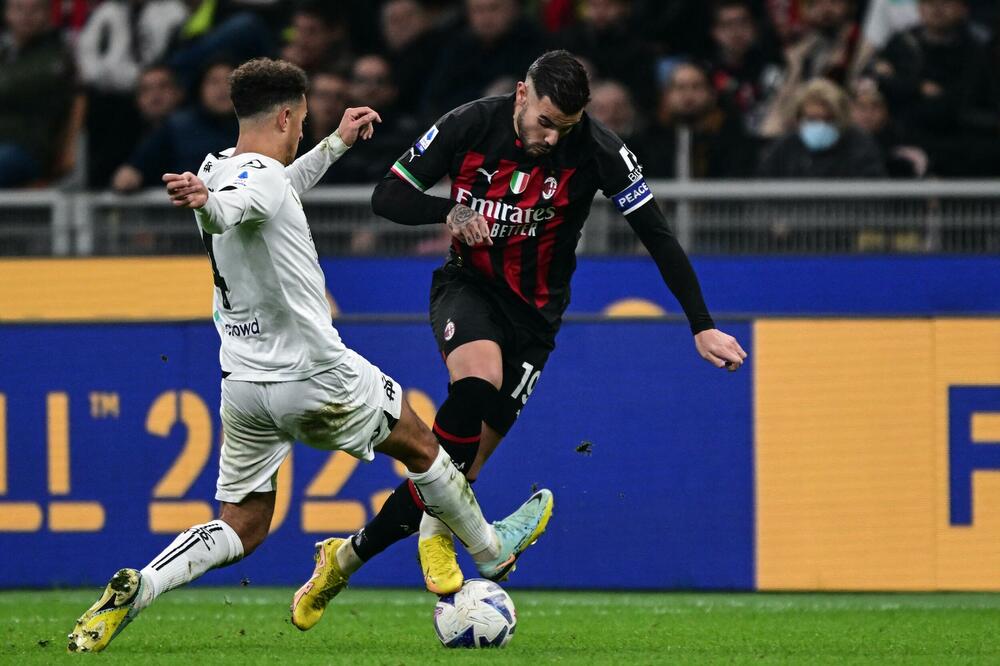 Detalj sa utakmice Milana i Specije