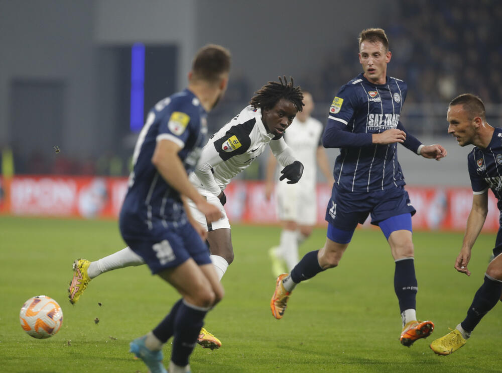 Detalj sa utakmice TSC-a i Partizana