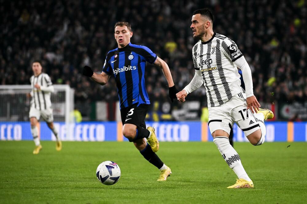 Filip Kostić na utakmici Juventusa i Intera