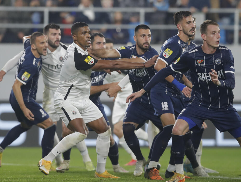 Detalj sa utakmice TSC-a i Partizana