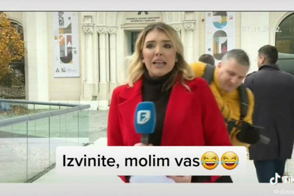 HAOS U PROGRAMU UŽIVO BOSANSKE TELEVIZIJE: Voditeljka u ŠOKU, sve se odigralo u SEKUNDI! (VIDEO)
