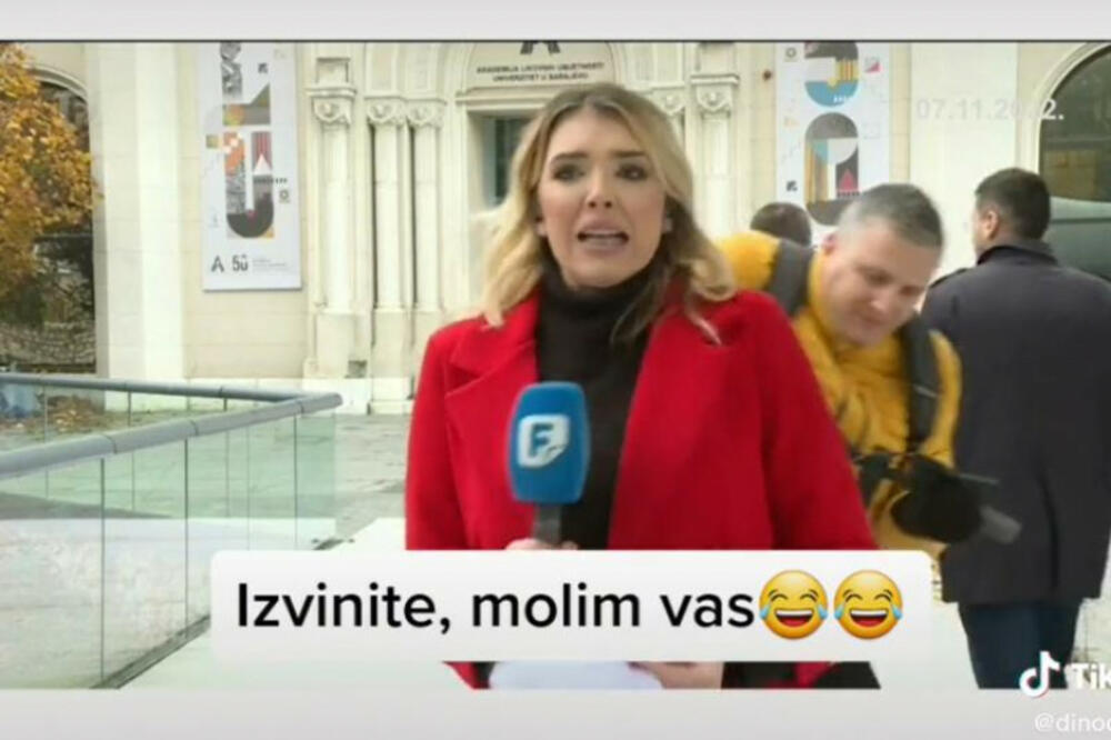 HAOS U PROGRAMU UŽIVO BOSANSKE TELEVIZIJE: Voditeljka u ŠOKU, sve se odigralo u SEKUNDI! (VIDEO)