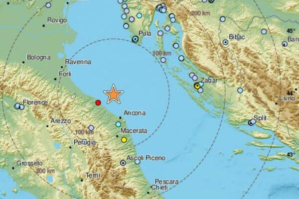 Snažan zemljotres pogodio Italiju! (FOTO)