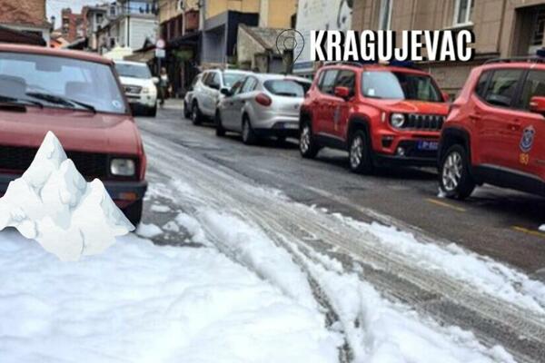 ZABELEO SE KRAGUJEVAC, A ONDA SU KRENULI KOMENTARI: Fotka "PRVOG SNEGA" napravila pravu pometnju na mrežama! (FOTO)