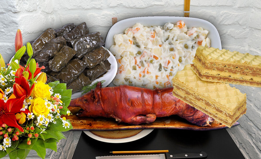 Priprema hrane za slavu