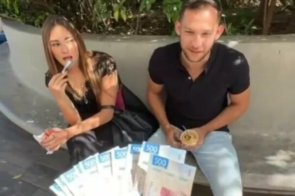 DOPUSTIO JOJ DA POLJUBI DRUGOG ZA 25.000 DINARA, USLEDIO HAOS: Zbog izazova postali glavna tema na INTERNETU