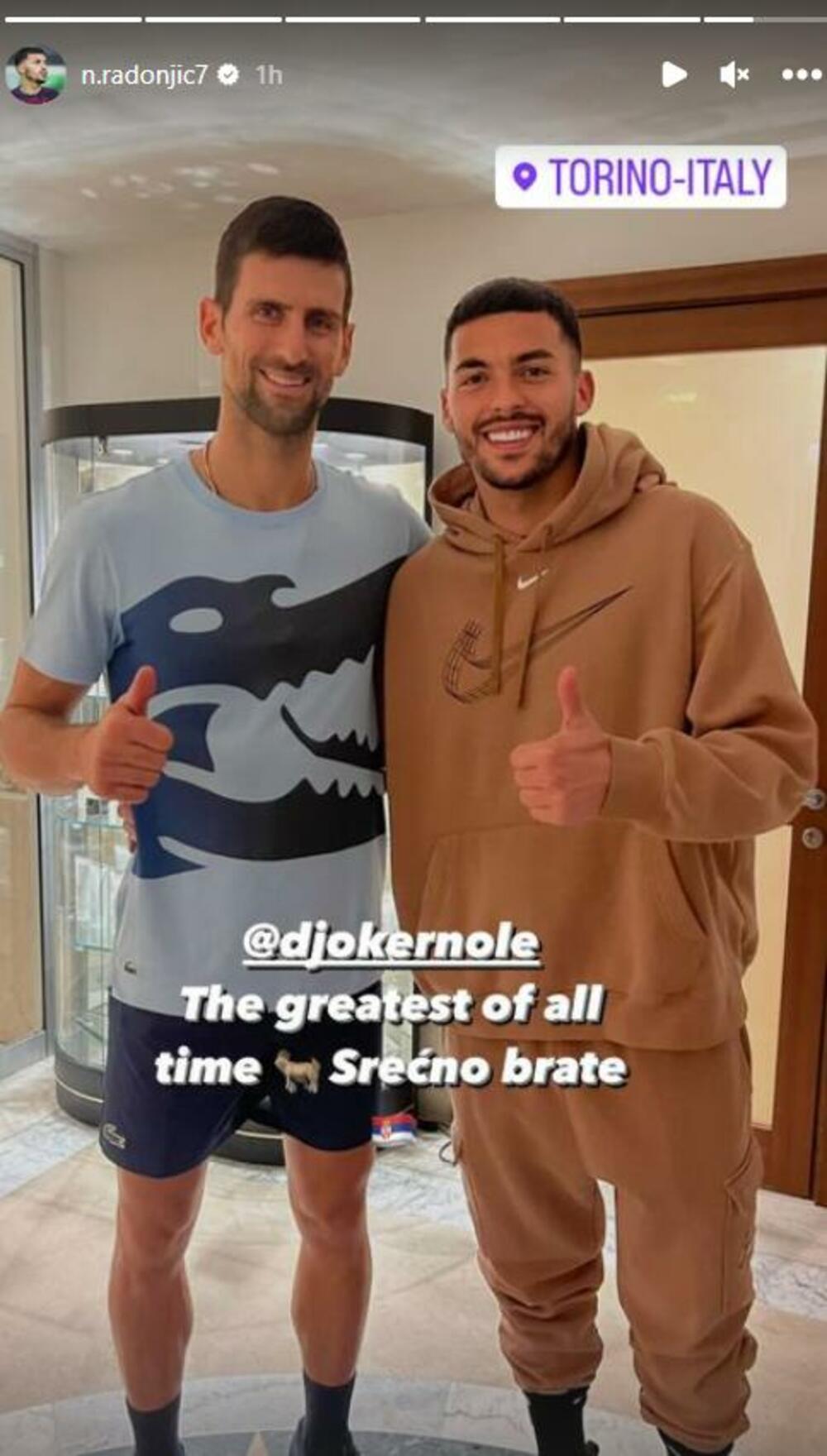 Novak Đoković, Nemanja Radonjić