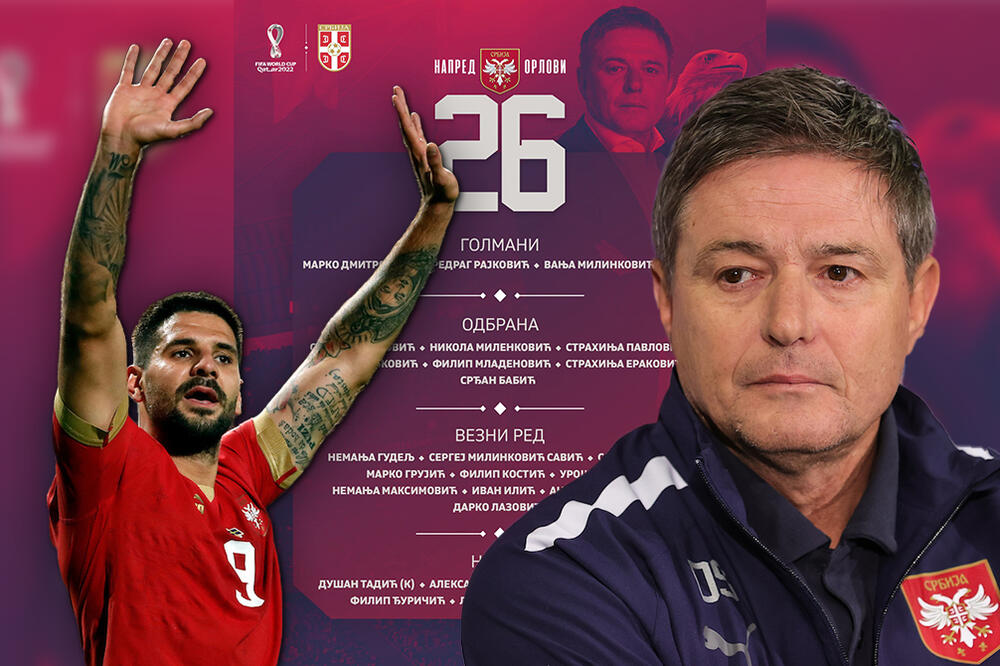EVO GA! PIKSI SAOPŠTIO SPISAK: Ovi fudbaleri Srbije idu na Svetsko prvenstvo u Katar!