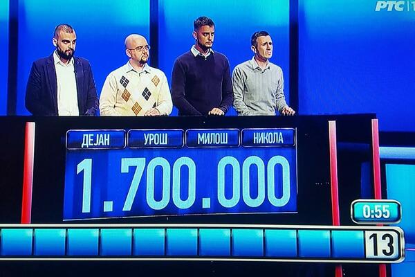 TIM IZ SNOVA OBORIO REKORD U "POTERI": Osvojili OGROMNU CIFRU, Memedović izgovorio SAMO JEDNO (FOTO)