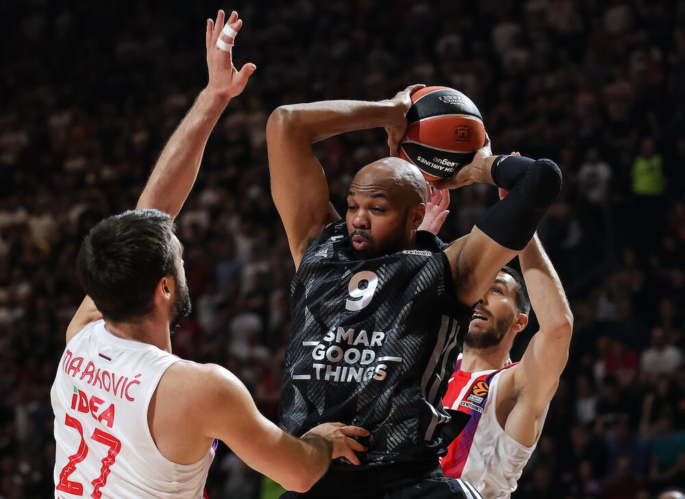 Detalj sa utakmice Crvene zvezde i Asvela