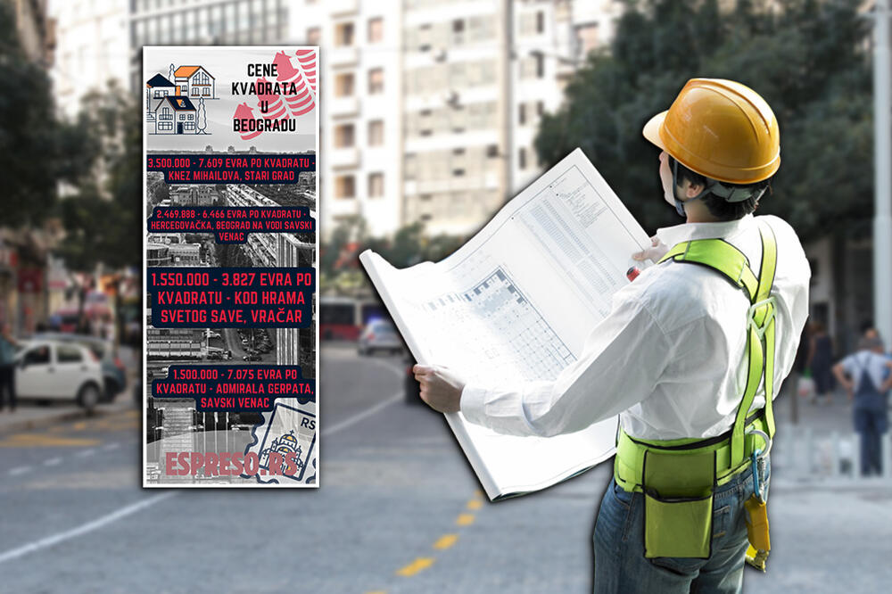 PREKO 9.000 EVRA ZA JEDAN KVADRAT: Na ovim lokacijama u Beogradu se nalaze NAJSKUPLJI STANOVI! (INFOGRAFIKA)