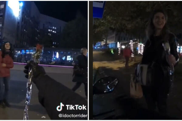 MOTOCIKLISTA OVIM POTEZOM IZMAMIO OSMEH ŽENAMA! Video snimak iz Sarajeva ZAPALIO MREŽE