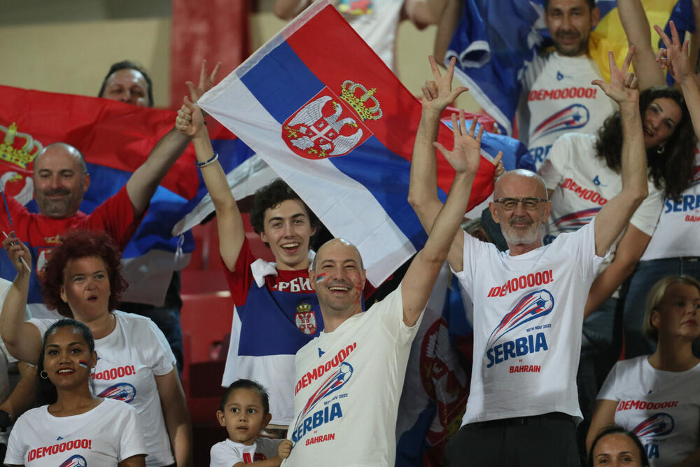 Navijači Srbije, Fudbalska reprezentacija Srbije, Bahrein