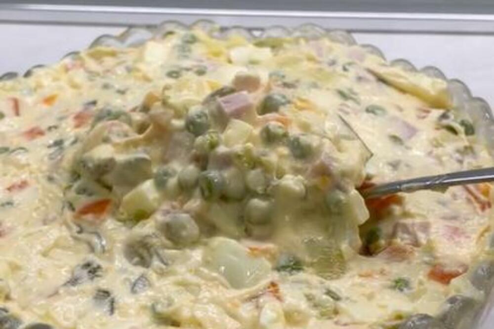RECEPT ZA RUSKU SALATU KAKVU DO SADA NISTE PROBALI: Umesto MAJONEZA dodajte OVAJ NAMAZ, biće kremastija