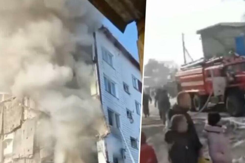 EKSPLOZIJA GASA U STAMBENOJ ZGRADI NA RUSKOM OSTRVU: Poginulo 8 osoba, među njima TROJE DECE (VIDEO)