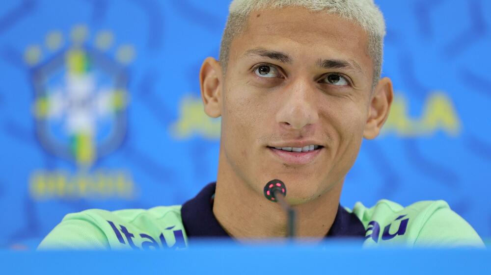 Rišarlison na konferenciji za medije