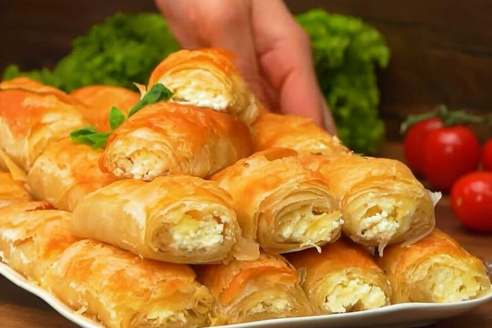 RECEPT ZA PITU SA SIROM OD DOMAĆIH KORA: Ukus je neverovatan, a "puca" koliko je HRSKAVA (VIDEO)