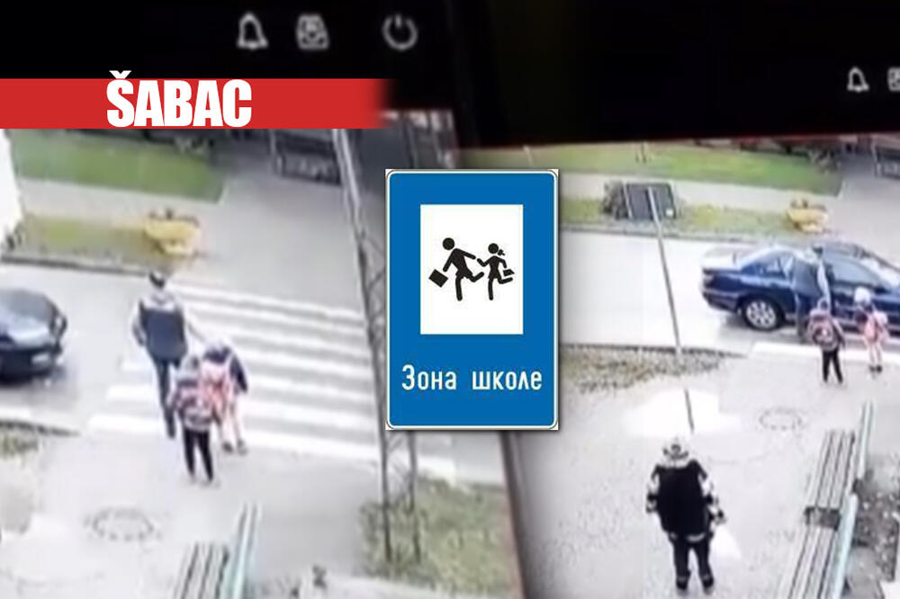 SNIMAK KOD ŠAPCA RAZBESNEO LJUDE! Deca stoje, čovek skočio na automobil, STRAŠNO! (VIDEO)