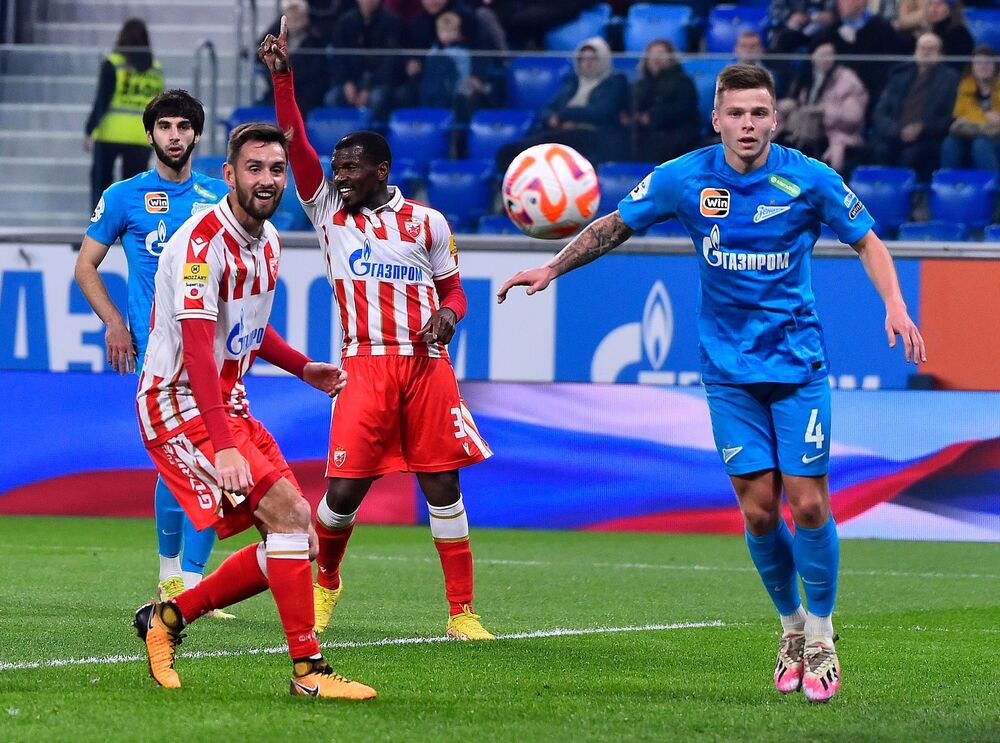 Detalj sa meča između Zenita i Crvene zvezde