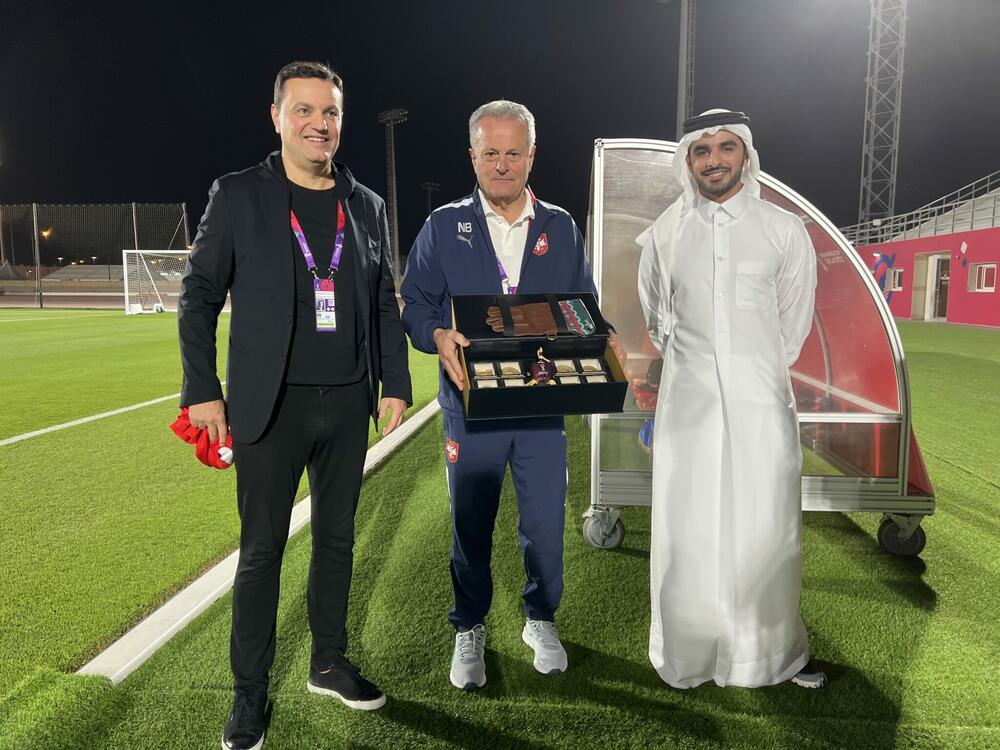 Šeik Tamim Bin Fahad Al Tani, Fudbalski savez Srbije, Dragan Stojković Piksi, Dušan Tadić, FK Al-Arabi, Jovan Šurbatović, Stevan Dika Stojanović, Stevan Stojanović, Nenad Bjeković