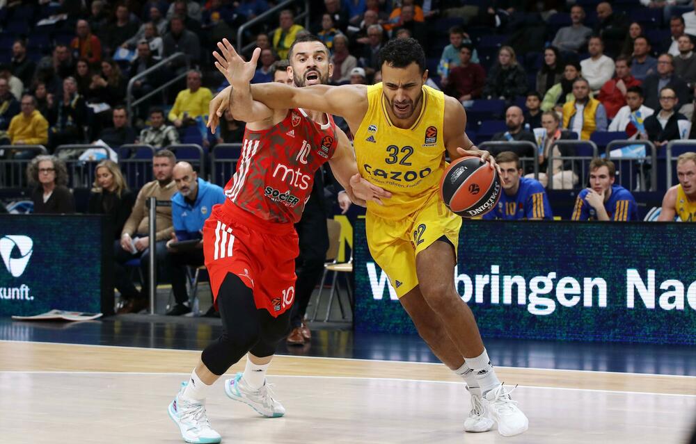 Detalj sa utakmice Albe i Crvene zvezde u Berlinu