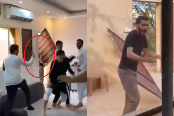 ČIM SE MREŽA ZATRESLA, NASTALA JE LUDNICA: Navijač Saudijske Arabije u EUFORIJI iščupao vrata! (VIDEO)