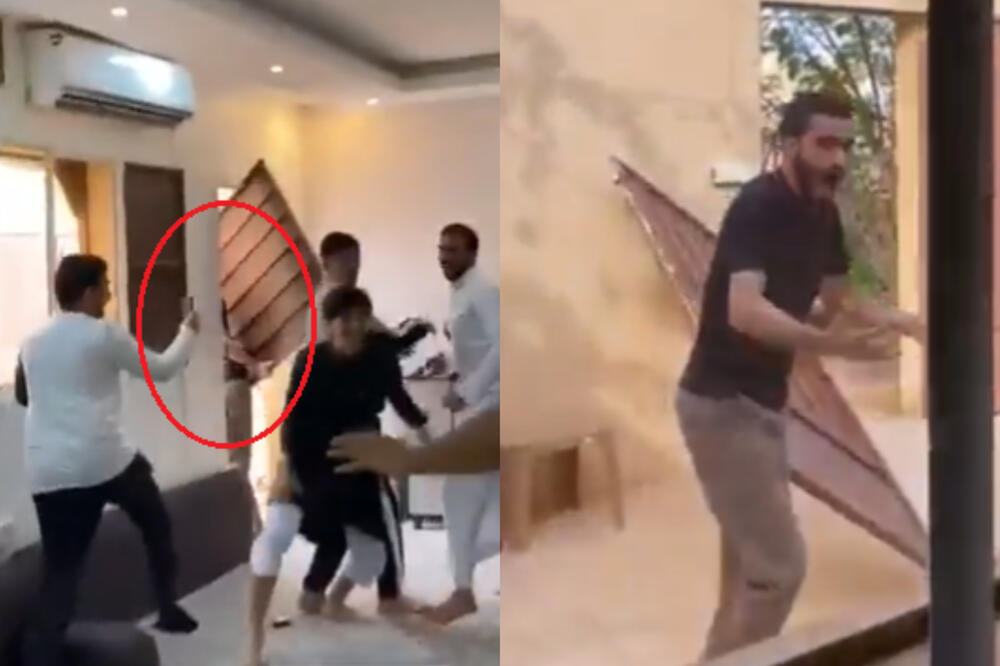 ČIM SE MREŽA ZATRESLA, NASTALA JE LUDNICA: Navijač Saudijske Arabije u EUFORIJI iščupao vrata! (VIDEO)